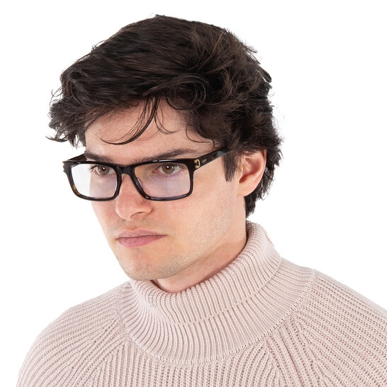 Cartier CT0005O Black Décor C eyeglasses on man model