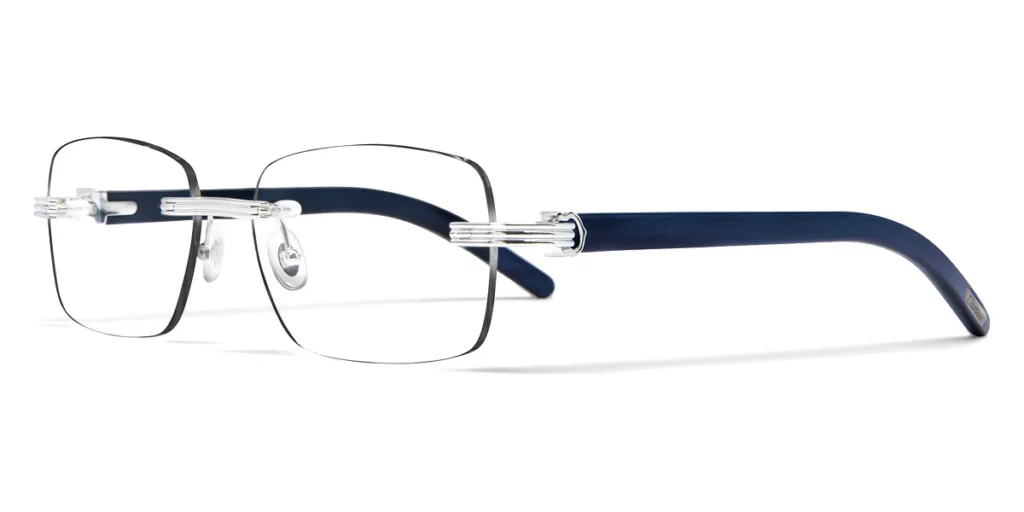 Silver/Blue CT0286O Première de Cartier eyeglasses