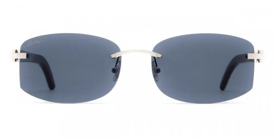 CT0031RS 002 Silver/White C Décor white buffs by Cartier