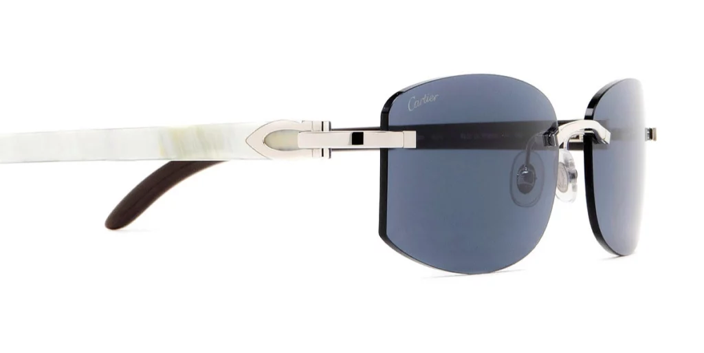 CT0031RS 002 Silver/White C Décor white buffs by Cartier
