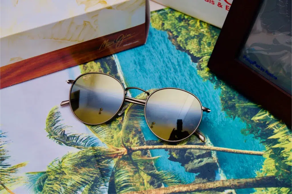 Round sunglasses by Maui Jim
