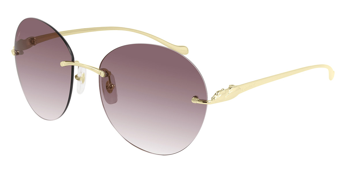 Cartier™ CT0038RS 001 59 - Gold Panthère De Cartier