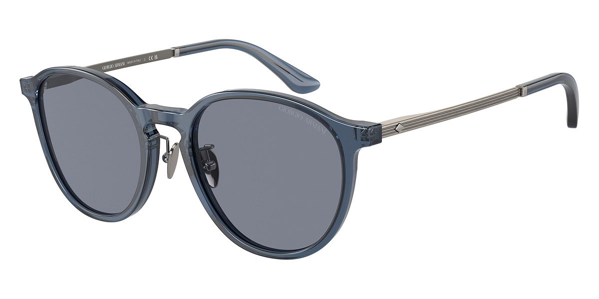 Giorgio Armani™ AR8196F 603519 51 - Transparent Blue/Antique Gunmetal