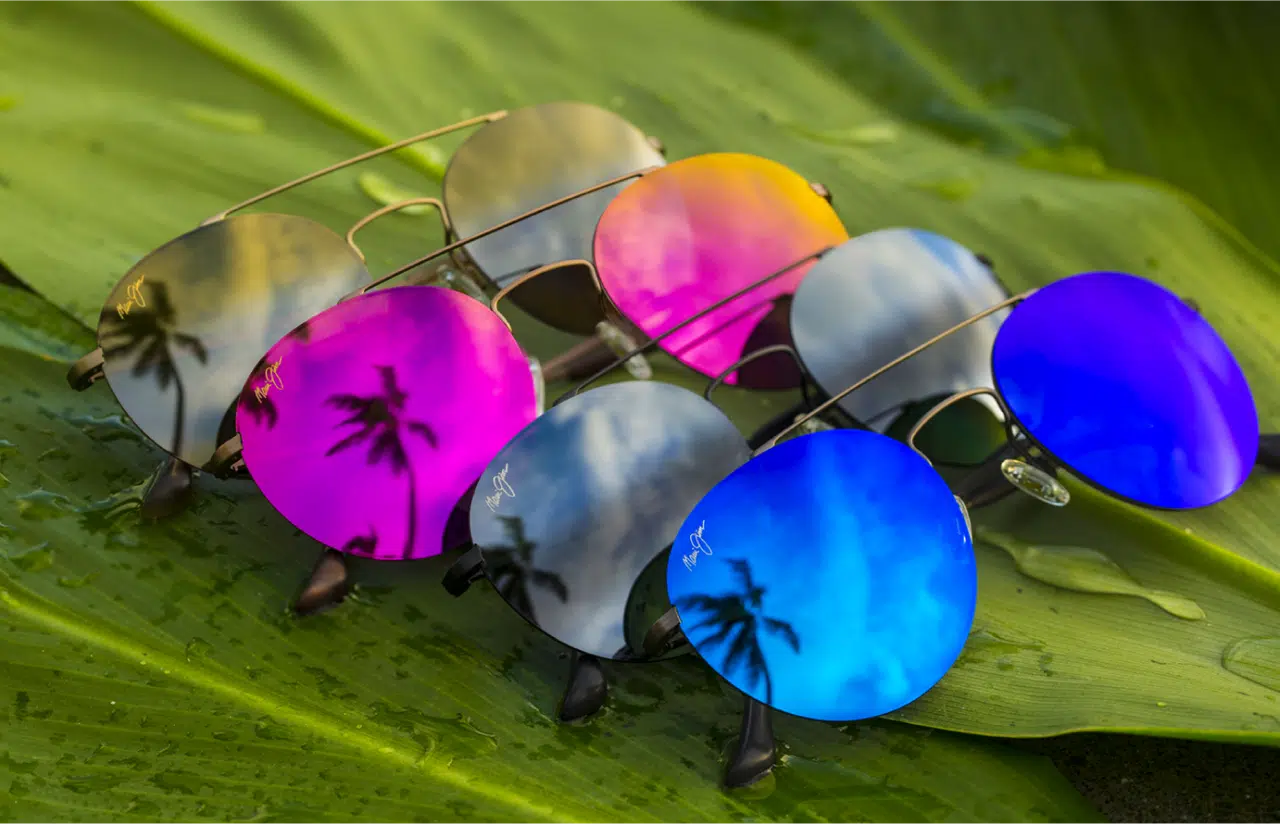The variety of lens colors