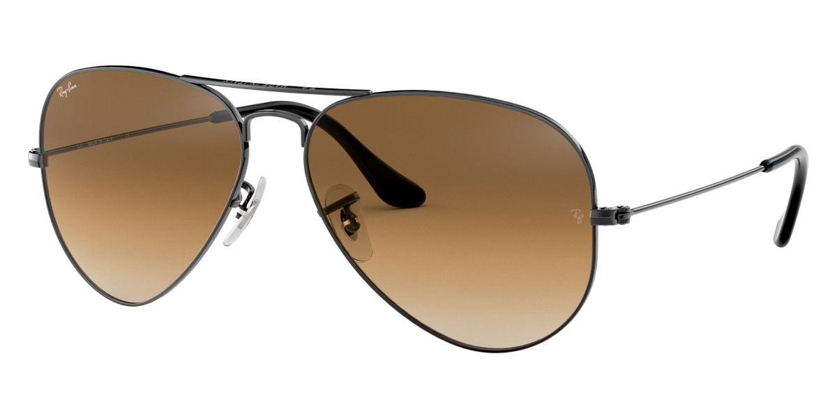 aviator large metal rb3025 gunmetal