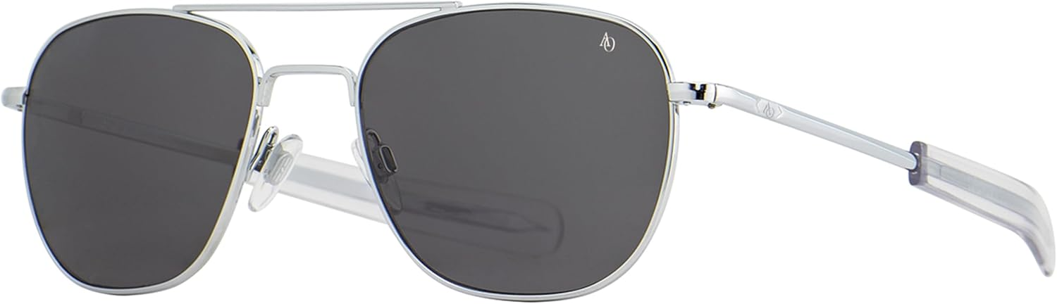 ao sunglasses original pilot aviator silver