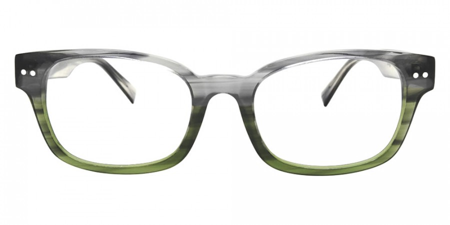 Ridge eyeglasses gray and green