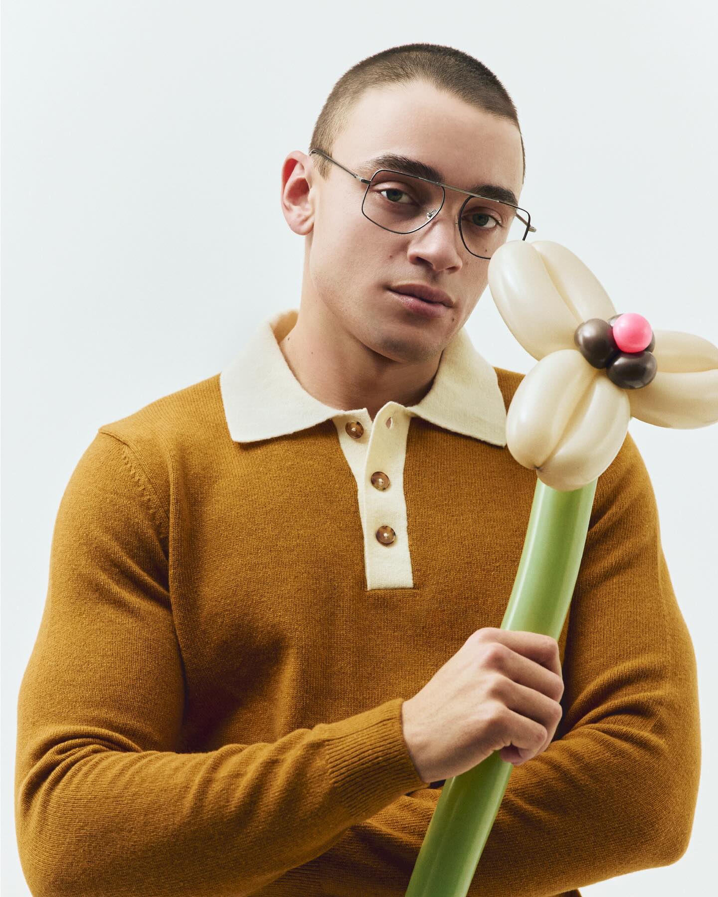 Man in Andy Wolf optical frames