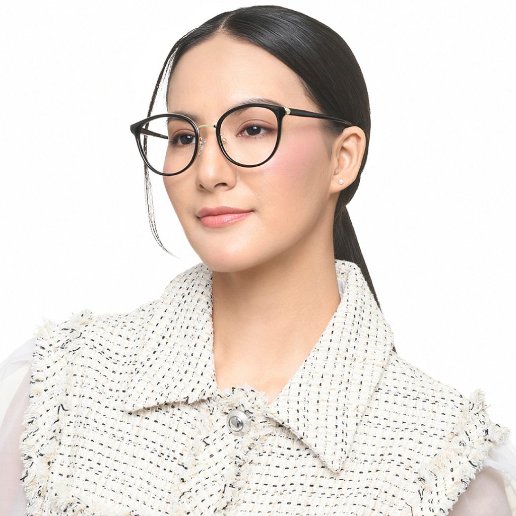 Woman in Asian fit glasses