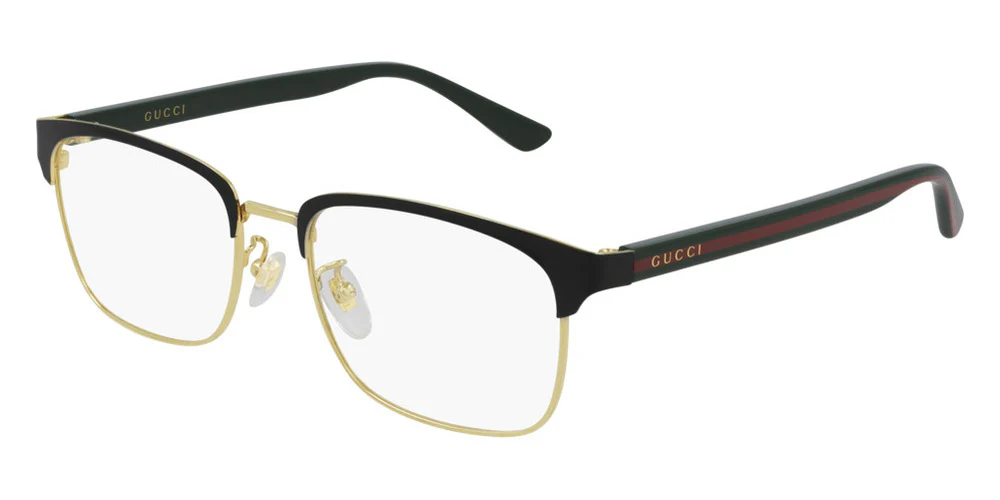 Gucci eyeglasses black/green