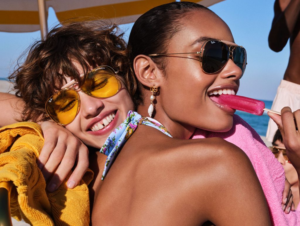 Dolce&Gabbana sunglasses on woman