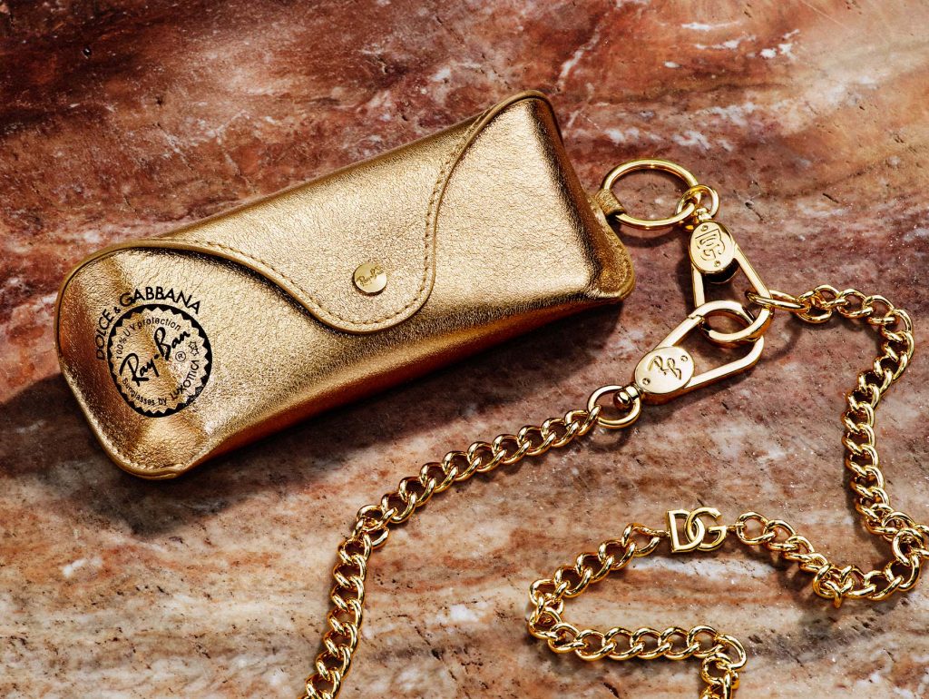 Golden Ray-Ban case